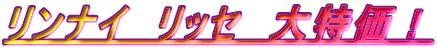 リンナイ リッセ 大特価!