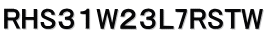 RHS31W23L7RSTW
